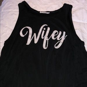 Wifey tank top
